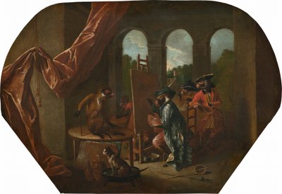 Singerie: The Painter by Christophe Huet