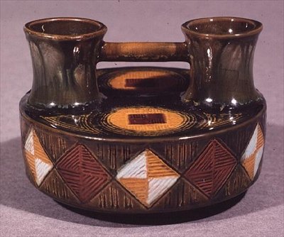 Earthenware vessel, Linthorpe, by Christopher Dresser by Christopher Dresser