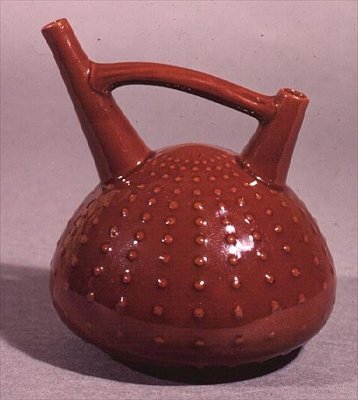 Sea-urchin vessel, Linthorpe, c.1879-83 by Christopher Dresser