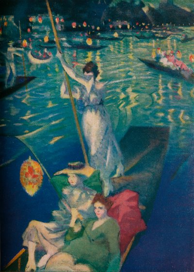 A Thames Regatta by Christopher Richard Wynne Nevinson