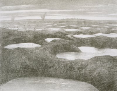 After a Push, 1918 by Christopher Richard Wynne Nevinson