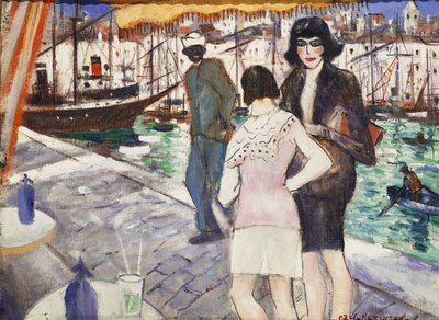 By the Quay by Christopher Richard Wynne Nevinson