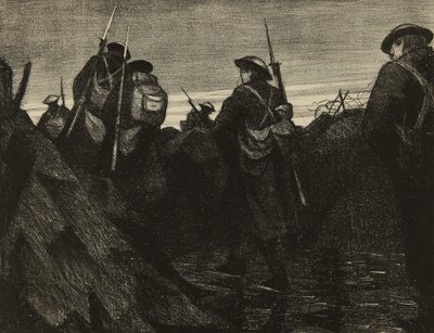 Reliefs at dawn by Christopher Richard Wynne Nevinson