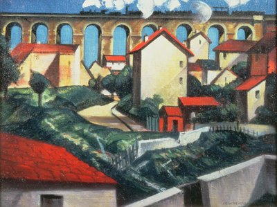 The Viaduct by Christopher Richard Wynne Nevinson
