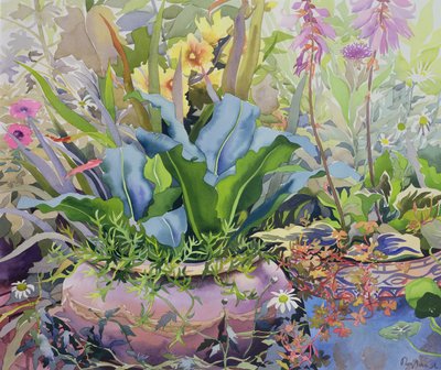 Garden with Plants, 2000 by Christopher Ryland