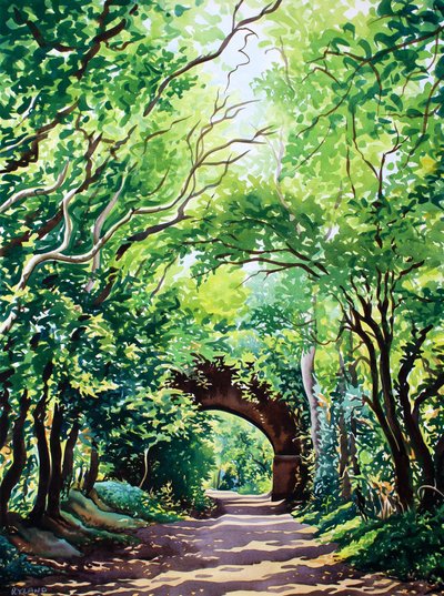 Sudbury Bridge and Trees by Christopher Ryland
