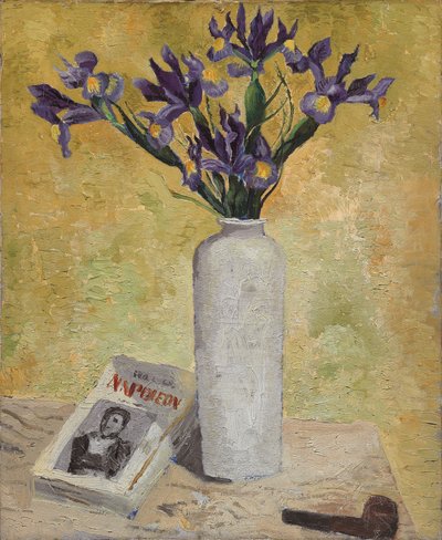 Iris in a Tall Vase by Christopher Wood