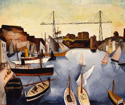 Marseilles Harbour by Christopher Wood
