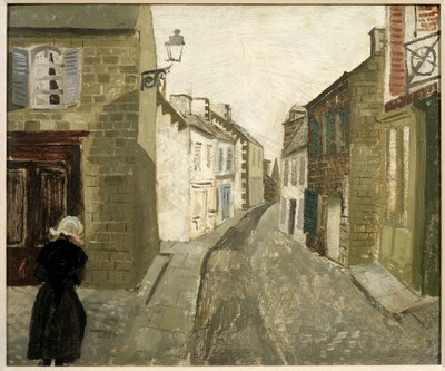 Street Scene in Treboul, 1930 by Christopher Wood