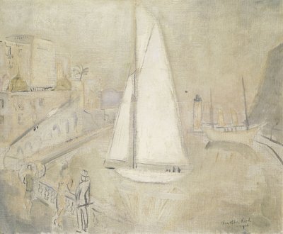 The White Yacht in Monte Carlo by Christopher Wood