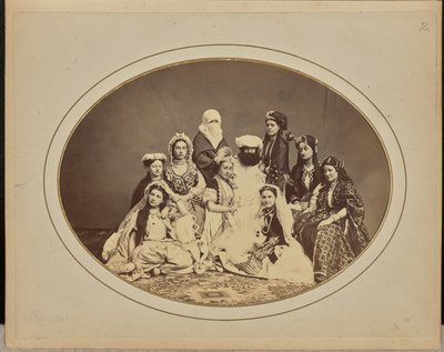Group Wearing Costumes by Churchill and Denison