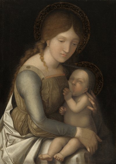 Madonna and Child by Circle of Andrea Mantegna