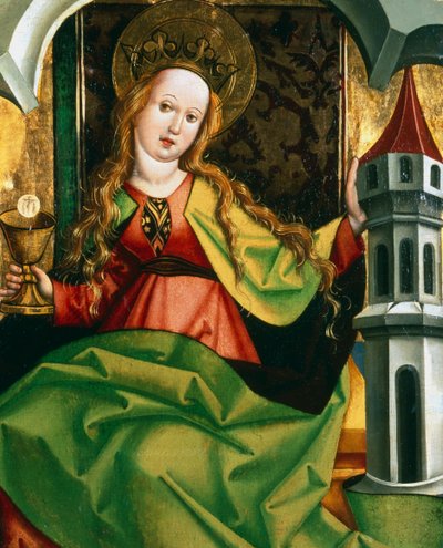 Saint Barbara by Circle of Jan Polak