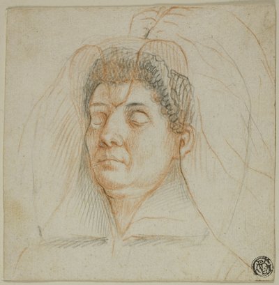 Death Mask of a Woman by Circle of Lavinia Fontana