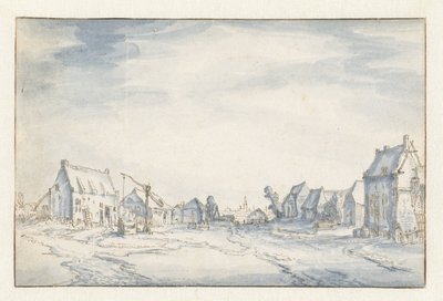 Village View by Claes Jansz. Visscher (II) (attributed to)