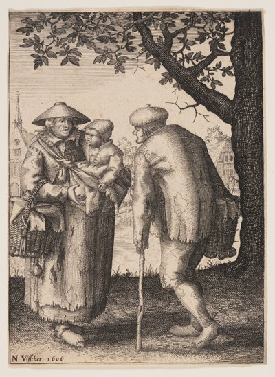 Peasant Family by Claes Jansz. Visscher