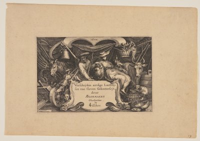 Title-page, from Landscapes by Claes Jansz. Visscher
