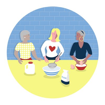 Baking Party by Claire Huntley