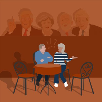 Cafe Debate by Claire Huntley