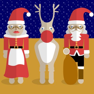 Christmas Family by Claire Huntley