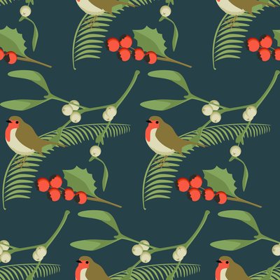 Christmas Robin by Claire Huntley