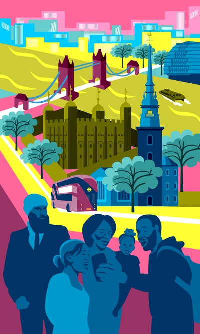 Historical Tower of London by Claire Huntley
