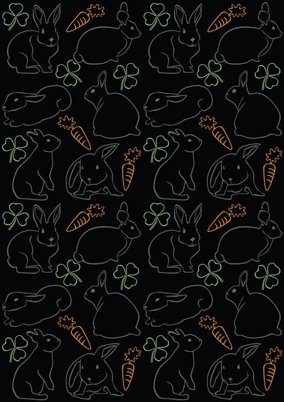 Night Bunnies by Claire Huntley
