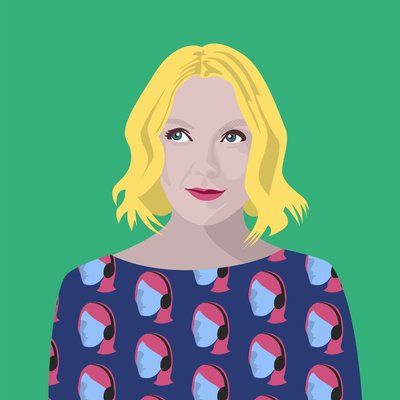 Portrait of Lauren Laverne by Claire Huntley