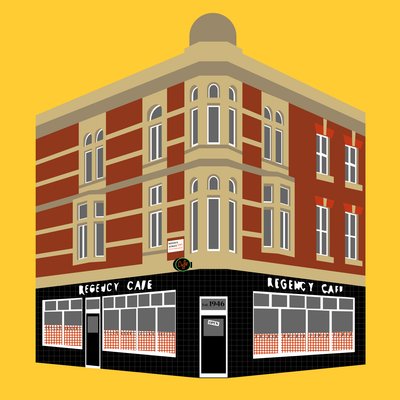 Regency Cafe, Westminster by Claire Huntley