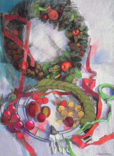 Making of Christmas Garlands by Claire Spencer