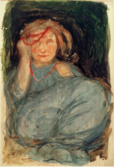 Child with Coral Necklace by Clara Siewert