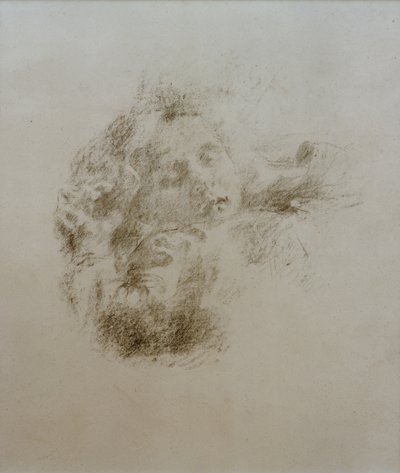 Head of a Sleeping Child by Clara Siewert
