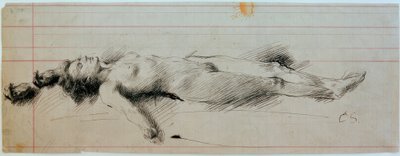 Sketch of the Dead Witch I by Clara Siewert