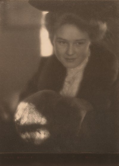 Girl with Muff by Clarence H White