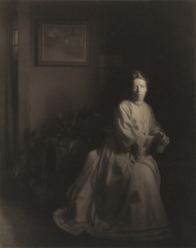 Mrs. White - In the Studio by Clarence H. White
