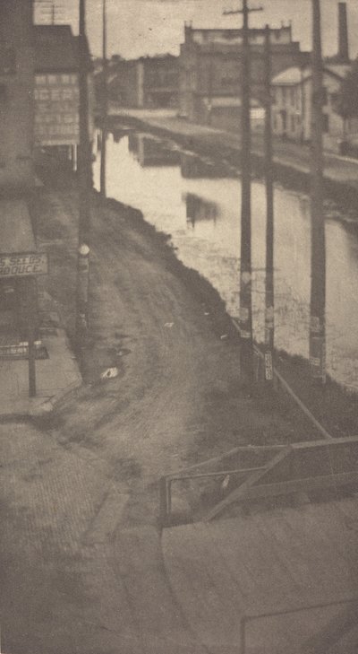 Telegraph Poles by Clarence H White
