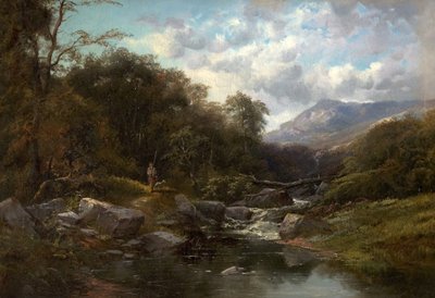 A Mountain Stream by Clarence Roe