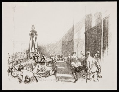 In Hospital in England, 1917 by Claude Allin Shepperson