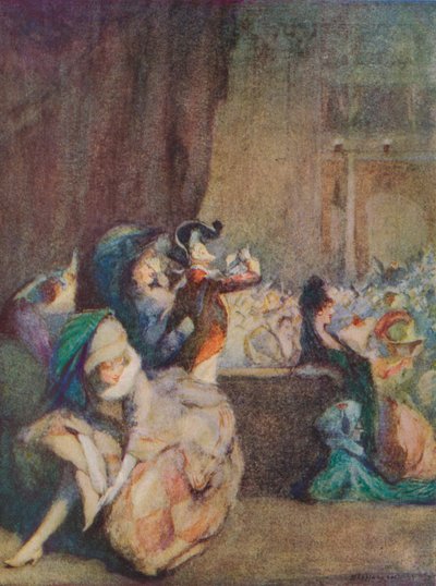 Scene at Masked Ball by Claude Allin Shepperson
