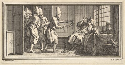 Bringing Rope to the Prisoner by Claude Augustin Duflos