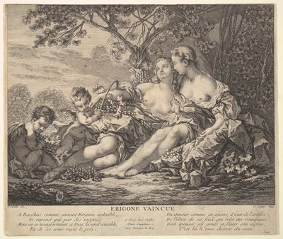 Erigone Vanquished by Claude Augustin Duflos