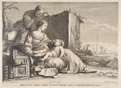 Holy Family by Claude Cherpignon