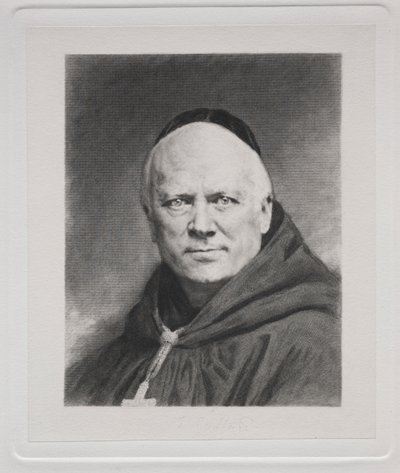 Dom Prosper Gueranger, Abbot of Solesmes by Claude Ferdinand Gaillard