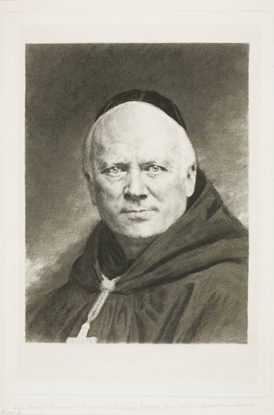 Dom Prosper Guéranger, Abbot of Solesmes by Claude Ferdinand Gaillard