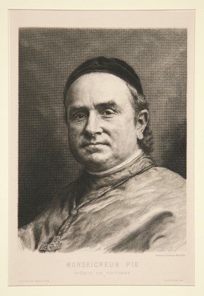 Monseigneur Pie by Claude Ferdinand Gaillard