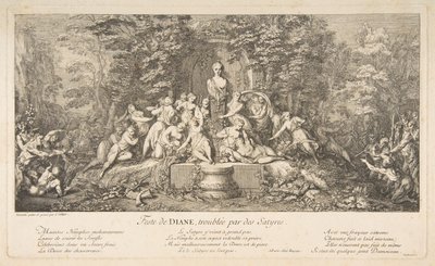 Feast of Diana by Claude Gillot