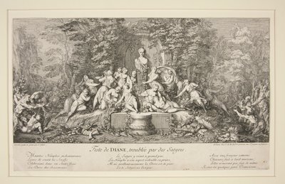 Feste de Diane, Troubled by Satyrs by Claude Gillot