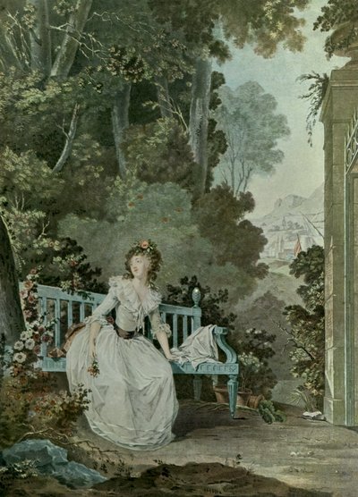 Madame Dugazon by Claude Jean Baptiste after Hoin