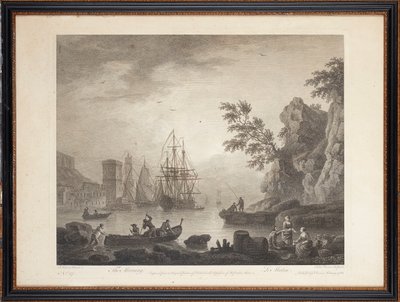Ten French Steel Engravings by Claude Joseph (after) Vernet