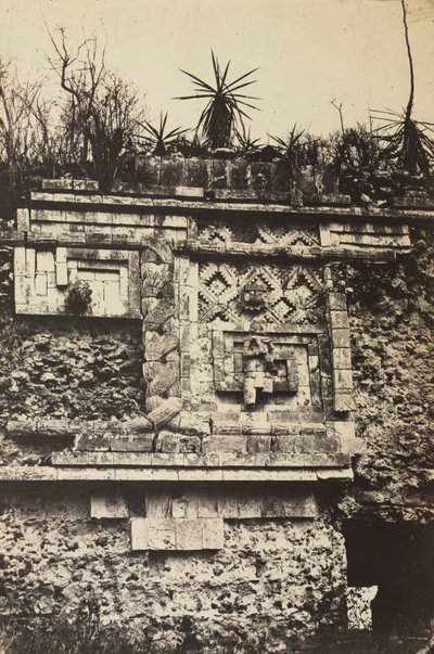 The Nunnery, Uxmal by Claude Joseph Désiré Charnay